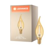Ledvance Vintage 1906 LED E14 Kerze Gold 1.5W 120lm - 824 Extra Warmweiß | Ersatz für 15W