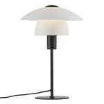 Nordlux Tischlampe Verona Glas Schwarz | Geeignet für 1x E27