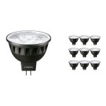 Mehrfachpackung 10x Philips Master LED Spot GU5.3 MR16 6.7W 410lm 10D - 927 Extra Warmweiß | Höchste Farbwiedergabe - Dimmbar - Ersatz für 35W