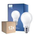 Mehrfachpackung 12x Philips Master LED E27 Birne Fadenlampe Matt 10.5W 1521lm - 922-927 Dim To Warm | Höchste Farbwiedergabe - Dimmbar - Ersatz Für 100W