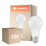 Mehrfachpackung 10x Ledvance Classic LED E27 Birne Matt 8.8W 806lm - 827 Extra Warmweiß | Tageslichtweiß Sensor - Ersatz Für 60W