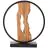 Brilliant Tischlampe Chaumont Aluminium Metall Holz Schwarz 6W 850lm - 830 Warmweiß