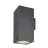 SLV Enola Up/Down Wandleuchte Aluminium Grau Quadrat 55W 6000lm - 930-940 CCT | Außenbeleuchtung - IP65 - Höchste Farbwiedergabe