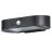 Ledvance LED Endura Stil Solar Wandleuchte Schwarz 4W 380lm - 830 Warmweiß | Bewegungssensor