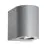 Nordlux Canto 2 Wandleuchte Aluminium Grau Up & Down - 10.6W 500lm - 830 Warmweiß | IP44