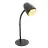 Eglo Tischlampe Carlo Stahl Schwarz | Geeignet für 1x E14