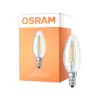 Osram Classic LED E14 Kerze Fadenlampe Klar 4W 470lm - Relax and Active - 827 Extra Warmweiß | Ersatz für 40W