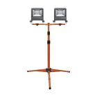 Ledvance LED-Scheinwerfer Baustrahler Tripod Dunkel Grau 2X50W 9000lm 120D - 840 Kaltweiß | IP65 - Symmetrisch