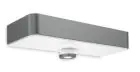 Steinel LED Wandleuchte XSolar SOL-O Anthrazit 140lm - 830 Warmweiß | Solar - Bewegungs- und Lichtsensor 